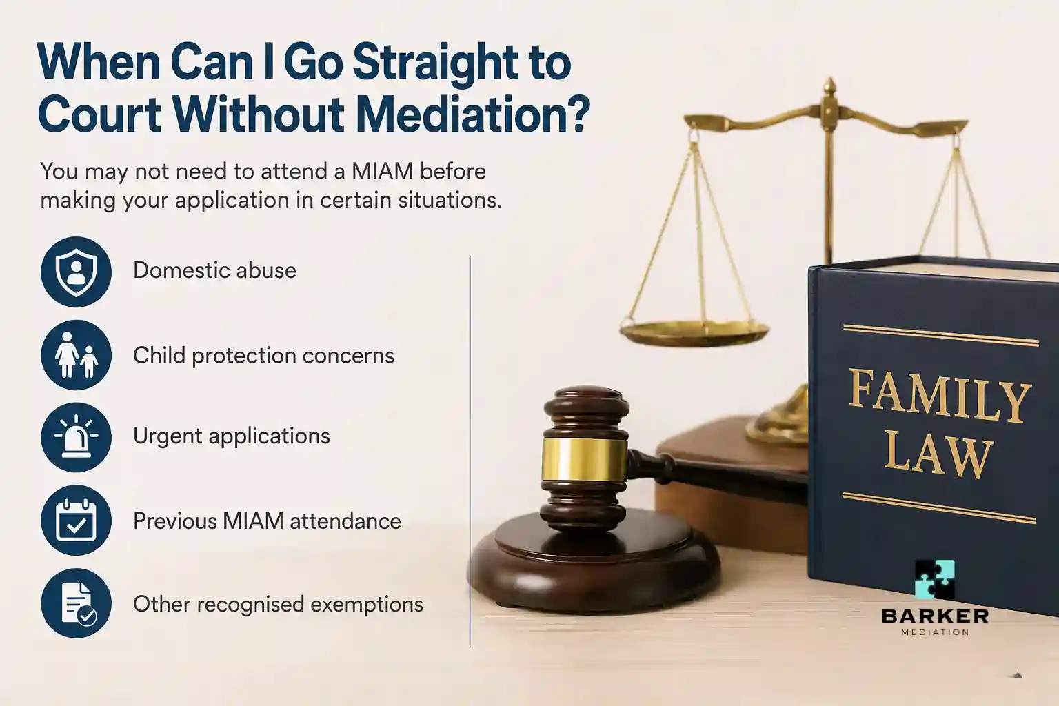 When Can I Go Straight to Court Without Mediation Plymouth?